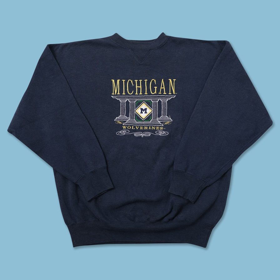 Vintage Michigan Wolverines Sweater XLarge - Double Double Vintage