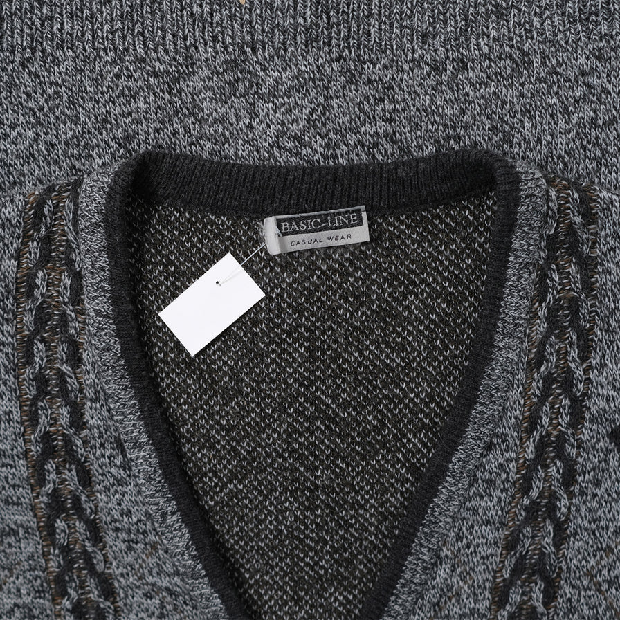 Vintage Knit Cardigan Large - Double Double Vintage