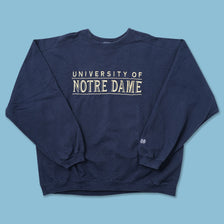 Vintage Notre Dame Sweater XLarge - Double Double Vintage