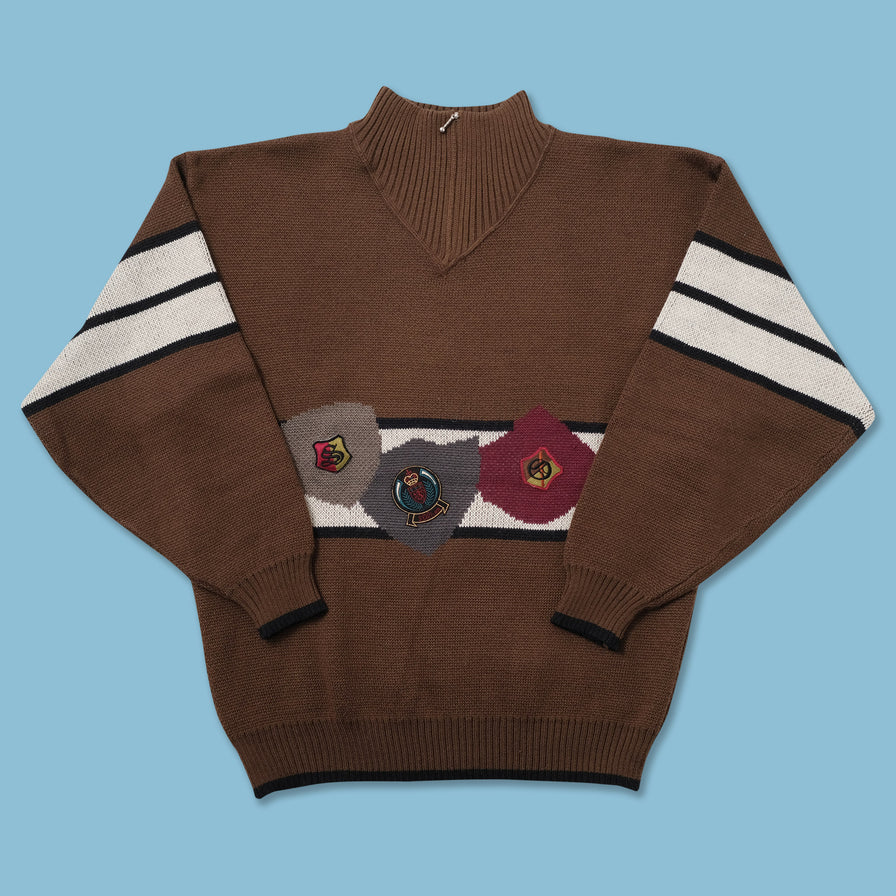 Vintage S. Oliver Q-Zip Sweater Large - Double Double Vintage