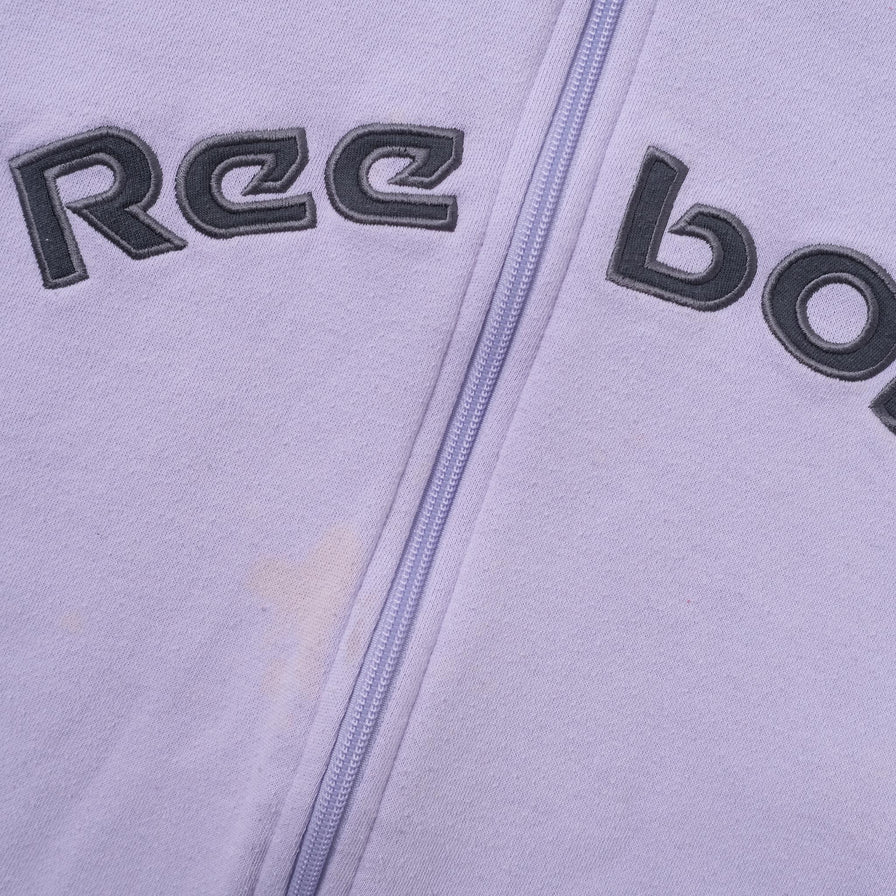 Vintage Reebok Women's Zip Hoody Small - Double Double Vintage
