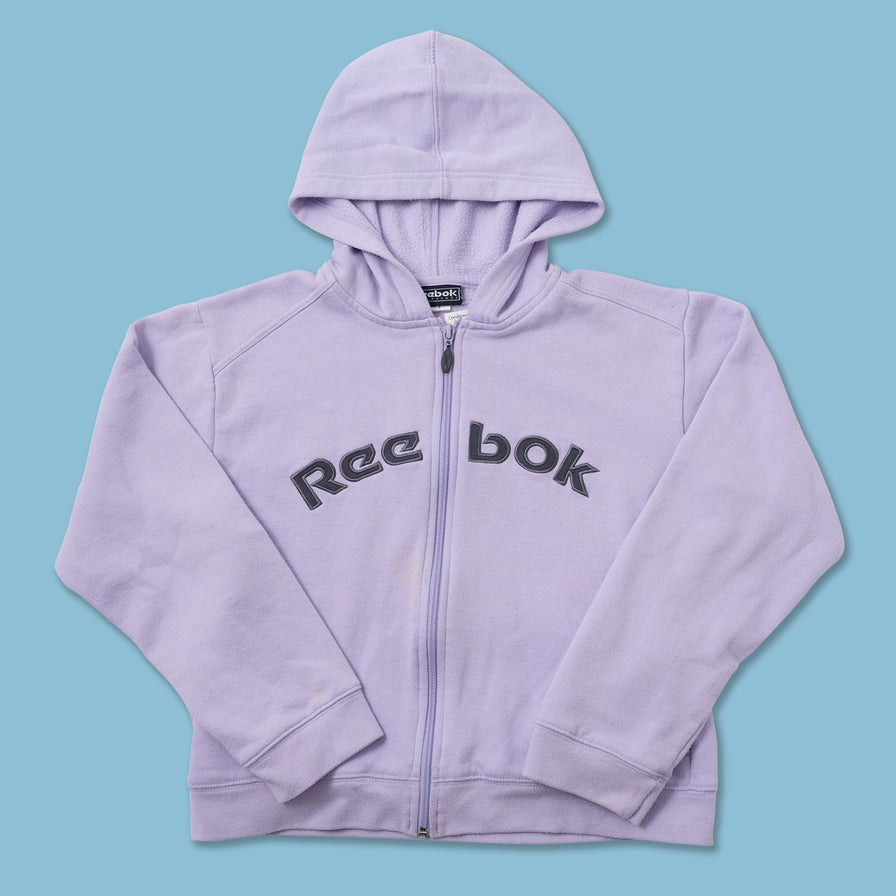 Vintage Reebok Women's Zip Hoody Small - Double Double Vintage