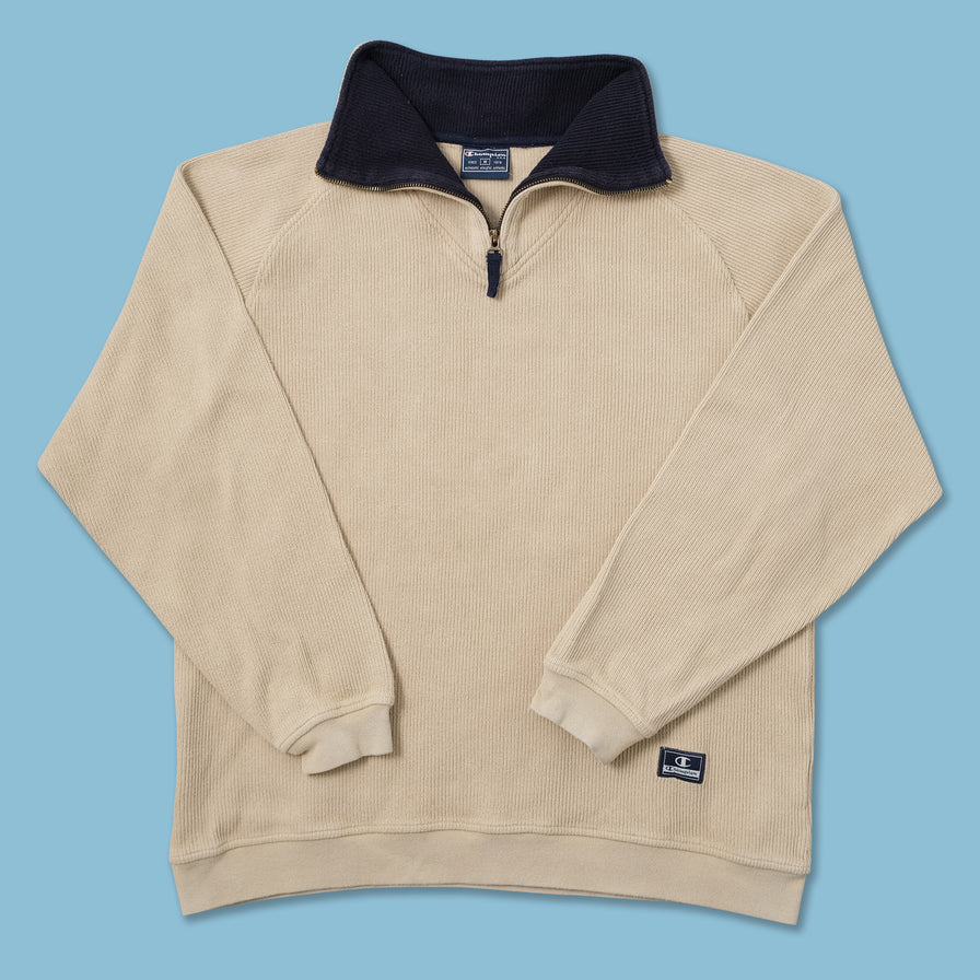 Vintage Champion Q-Zip Sweater Medium - Double Double Vintage