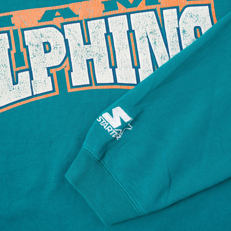 Vintage Starter Miami Dolphins Sweater XLarge - Double Double Vintage
