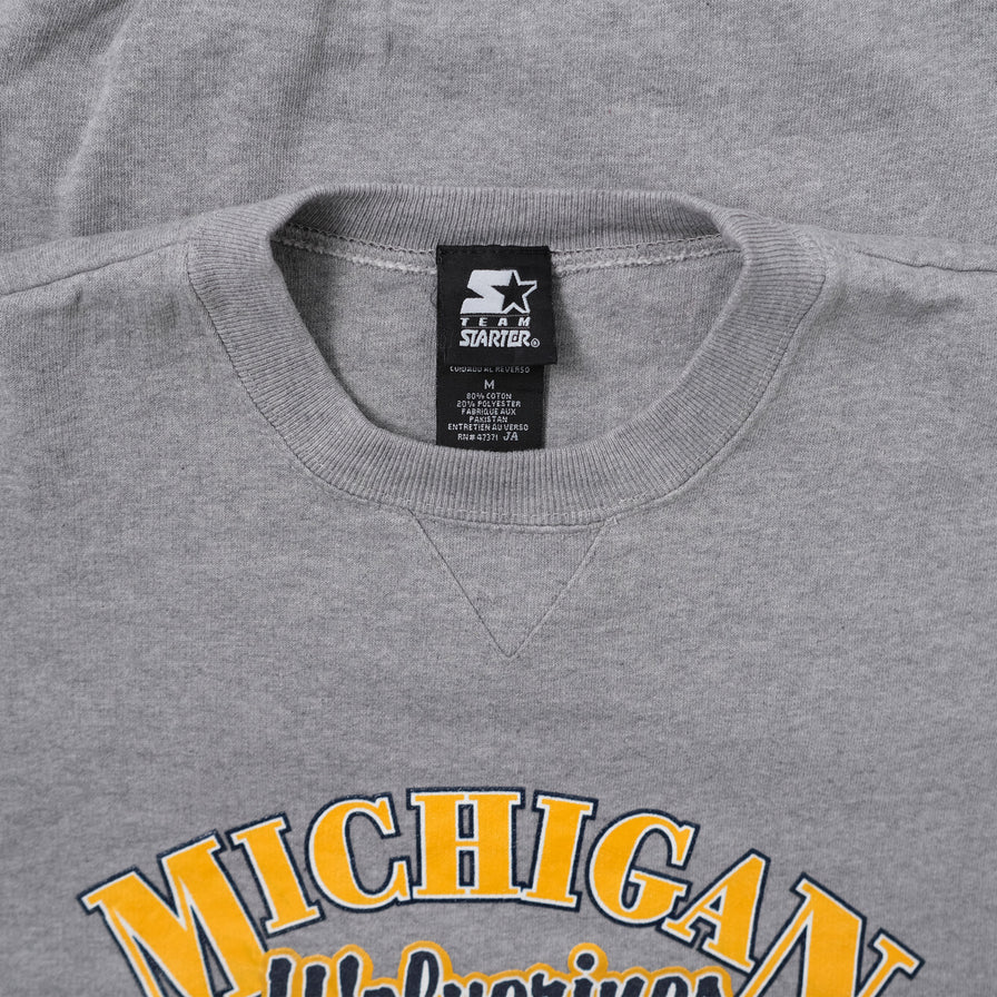 Vintage Starter Michigan Wolverines Sweater Medium / Large - Double Double Vintage