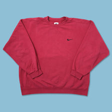 Vintage Nike Mini Swoosh Sweater XXL - Double Double Vintage
