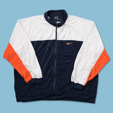 Vintage Nike Velour Track Jacket XLarge / XXL - Double Double Vintage