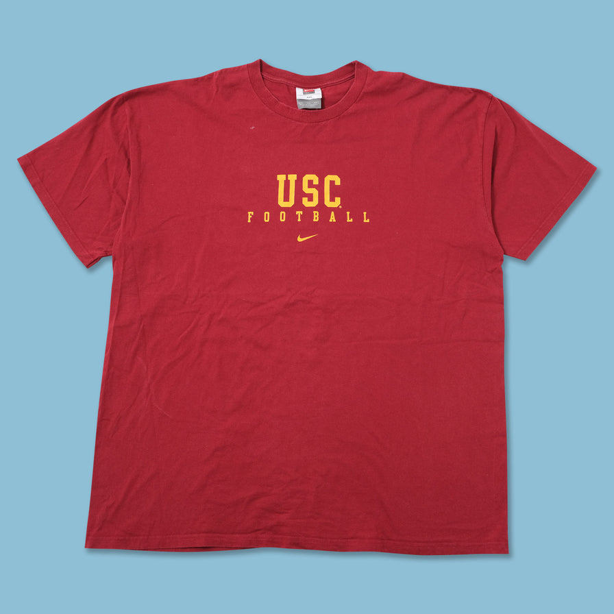Vintage Nike USC Football T-Shirt XXL - Double Double Vintage