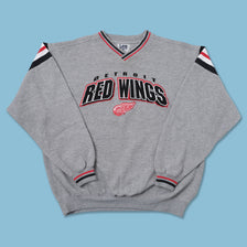 Vintage Detroit Red Wings Sweater Large - Double Double Vintage