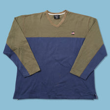 Vintage Polo Jeans V-Neck Sweater XLarge - Double Double Vintage