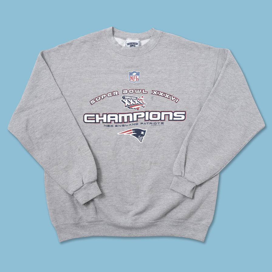 Vintage 2001 New England Patriots Sweater Large - Double Double Vintage