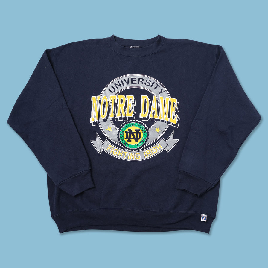 Vintage Notre Dame Sweater XXLarge - Double Double Vintage