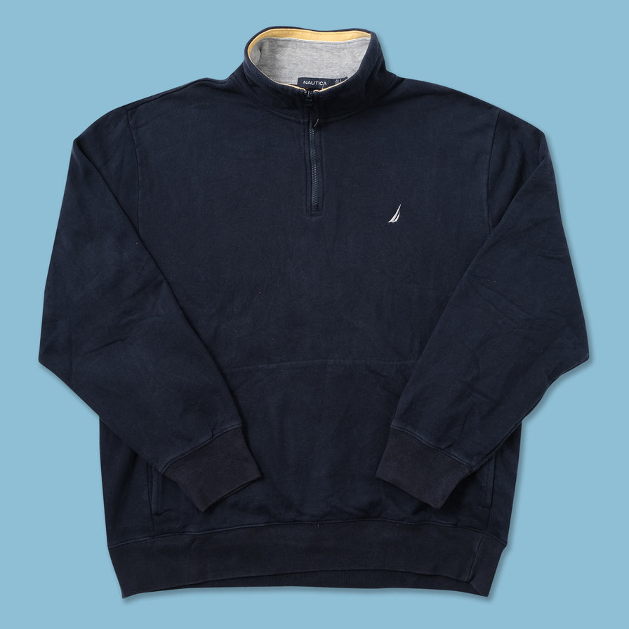 Vintage Nautica Q-Zip Sweater XLarge - Double Double Vintage