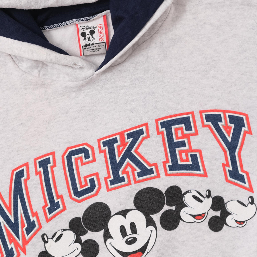 Vintage Mickey Mouse Hoody Large 