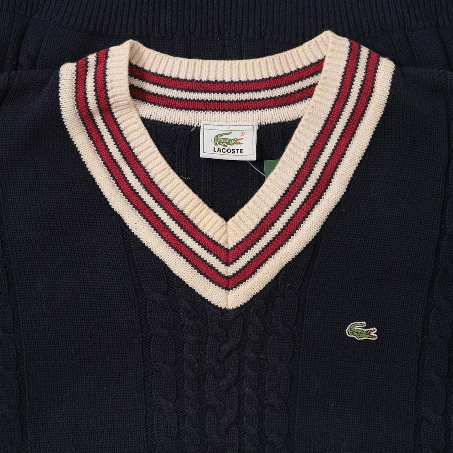 Vintage Lacoste Knit Sweater XLarge 