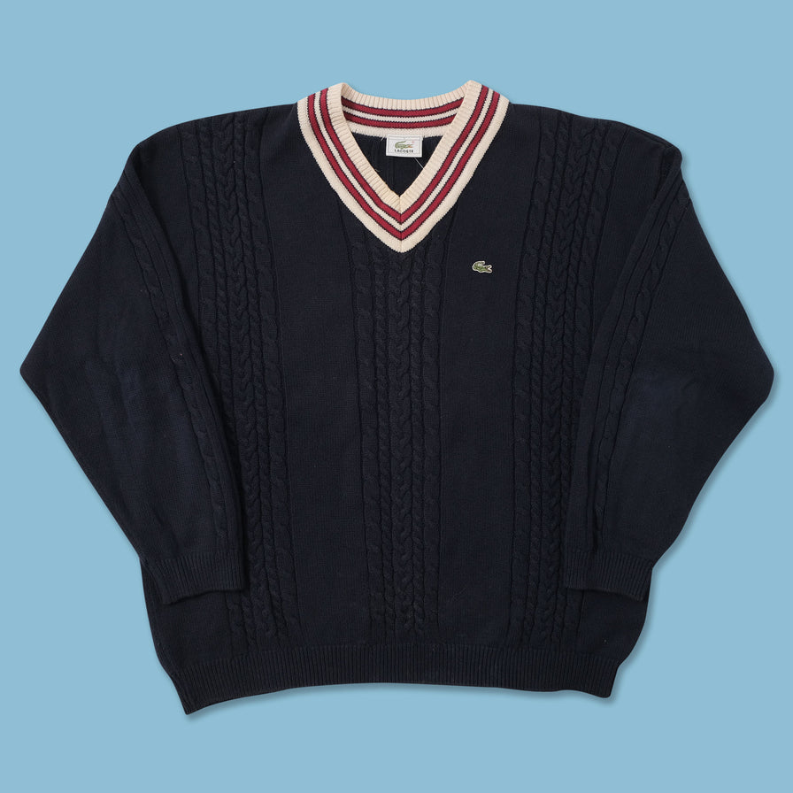 Vintage Lacoste Knit Sweater XLarge 