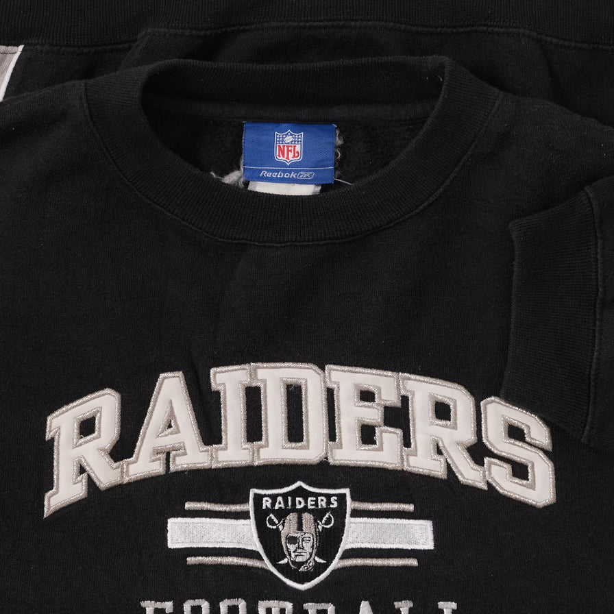 Vintage Reebok Oakland Raiders Sweater Small 