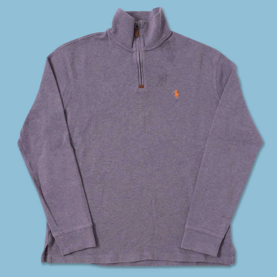 Vintage Polo Ralph Lauren Q-Zip Sweater Large 