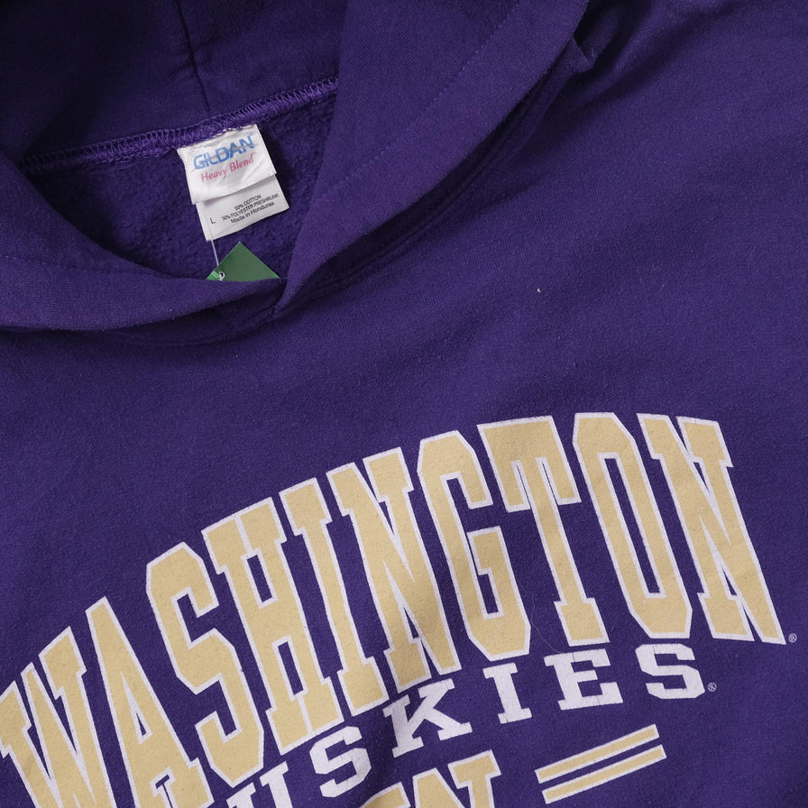Vintage Washington Huskies Hoody Large 