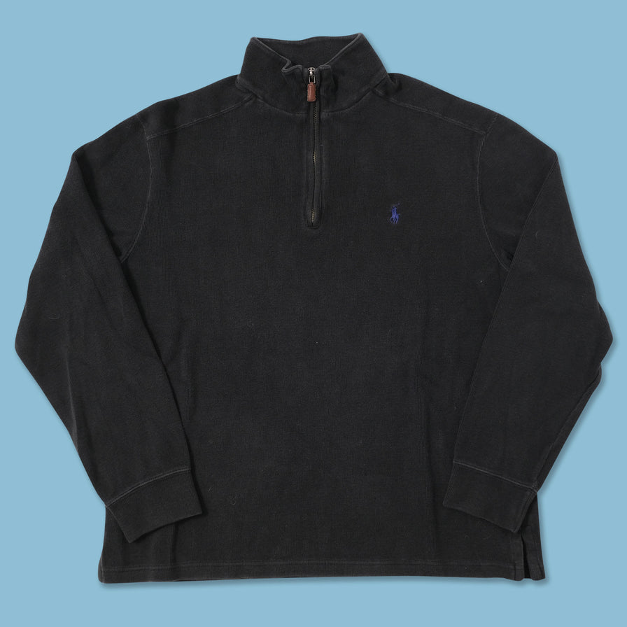 Vintage Polo Ralph Lauren Q-Zip Sweater Large 
