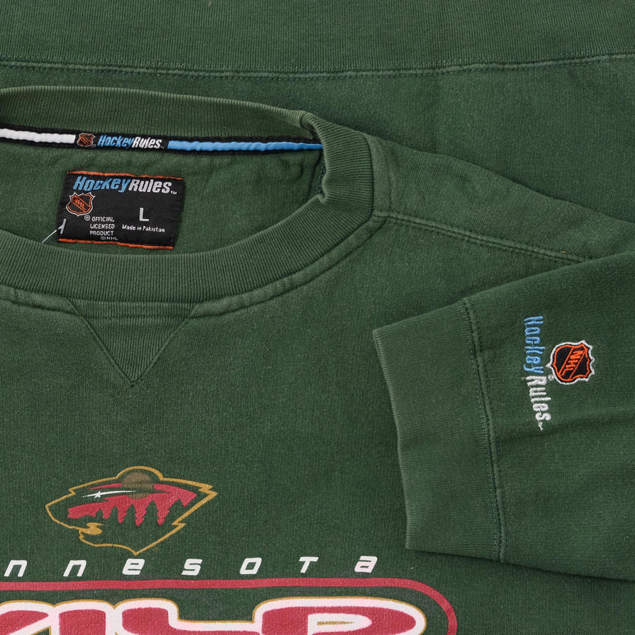Vintage Minnesota Wild Sweater Large 