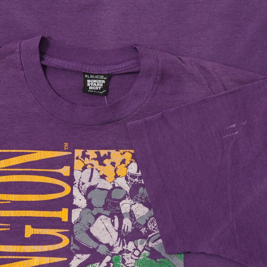 1991 Washington Huskies T-Shirt Large 