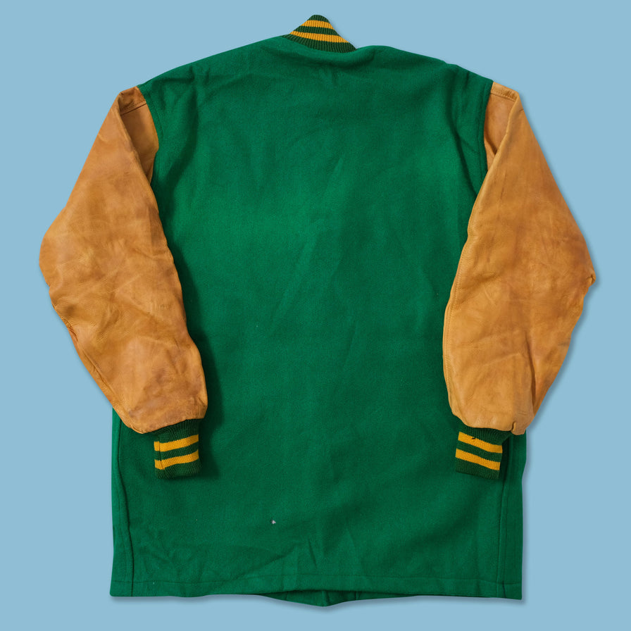 Vintage Wool Leather Varsity Jacket XLarge 