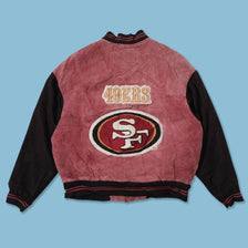 Vintage San Francisco 49ers Leather Jacket Large 