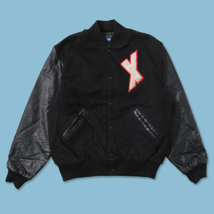 Vintage Wool Leather Varsity Jacket Large 