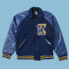 Vintage Wool Leather Varsity Jacket Large 