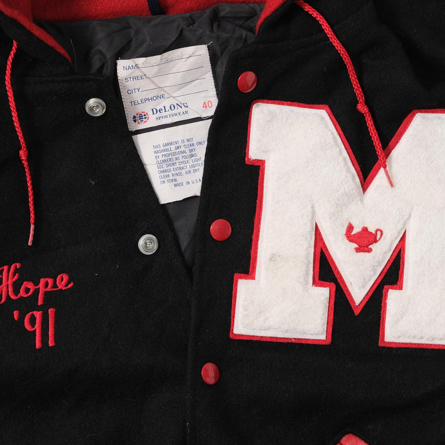 Vintage Wool Varsity Jacket Medium 