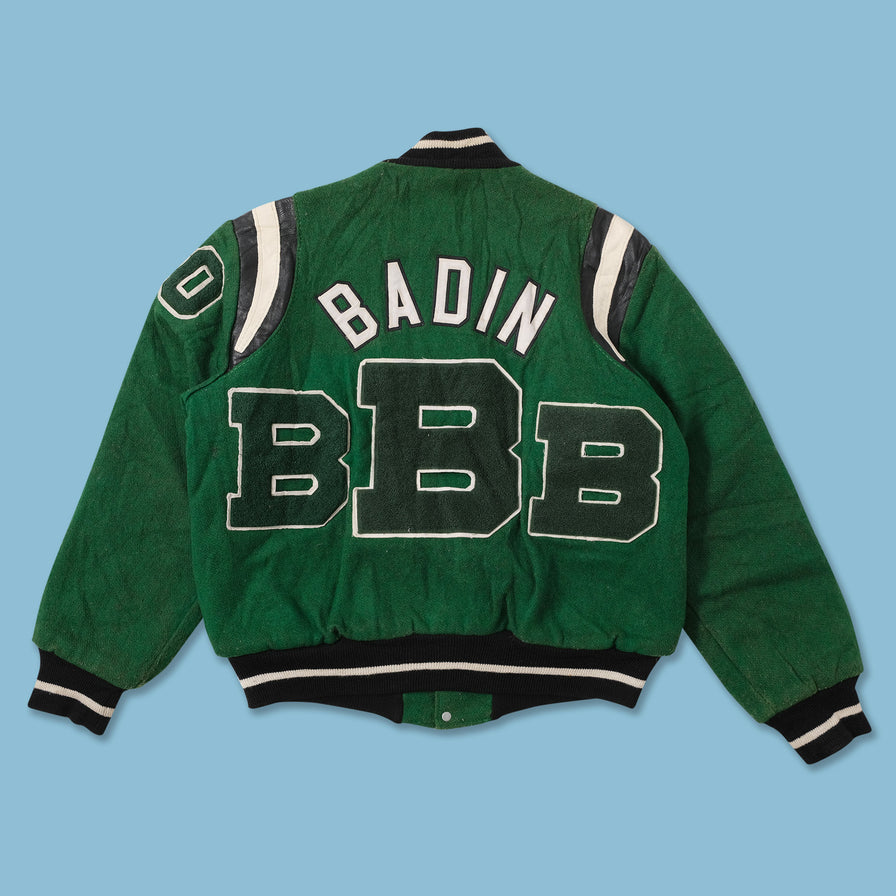 Vintage Wool Leather Varsity Jacket Large 