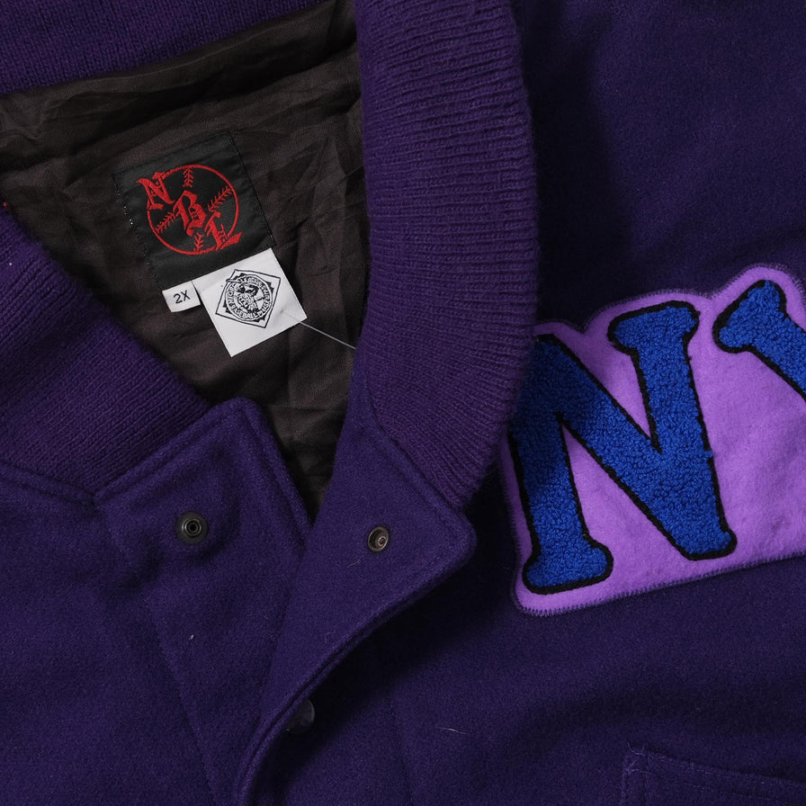 Vintage Black Yankees Wool Varsity Jacket XLarge 