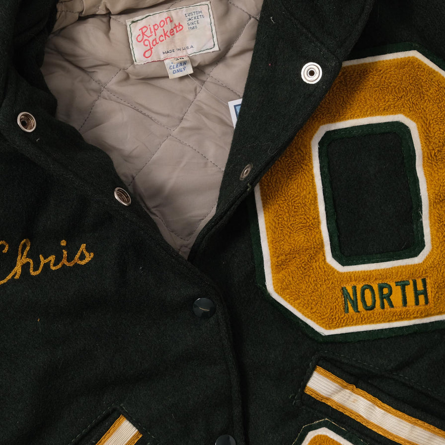 Vintage Women's Wool Varsity Jacket XSmall 