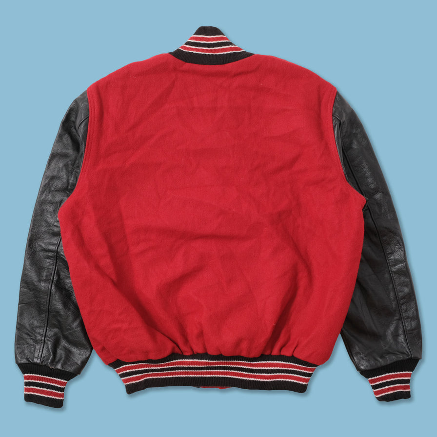Vintage Wool Leather Varsity Jacket Large 