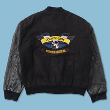 Vintage Wool Leather Varsity Jacket Small 