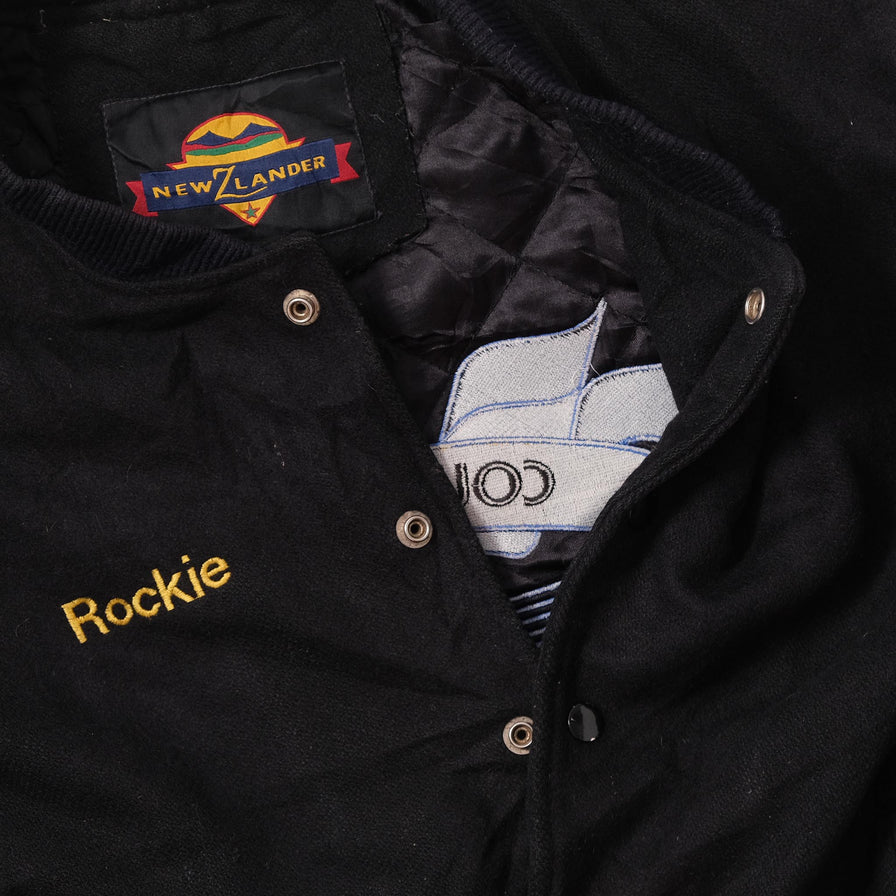 Vintage Wool Leather Varsity Jacket Small 