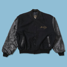 Vintage Elvis Presley Wool Leather Jacket Large 