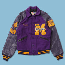 Vintage Wool Leather Varsity Jacket Medium 