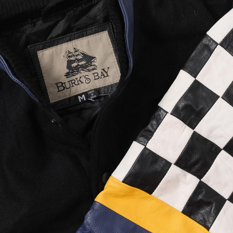 Vintage Wool Leather Varsity Jacket Medium 