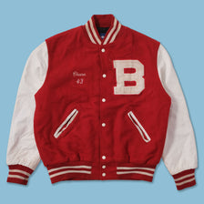 Vintage Wool Leather Varsity Jacket Large 
