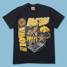 Vintage Nutmeg Iowa Hawkeyes T-Shirt Medium 