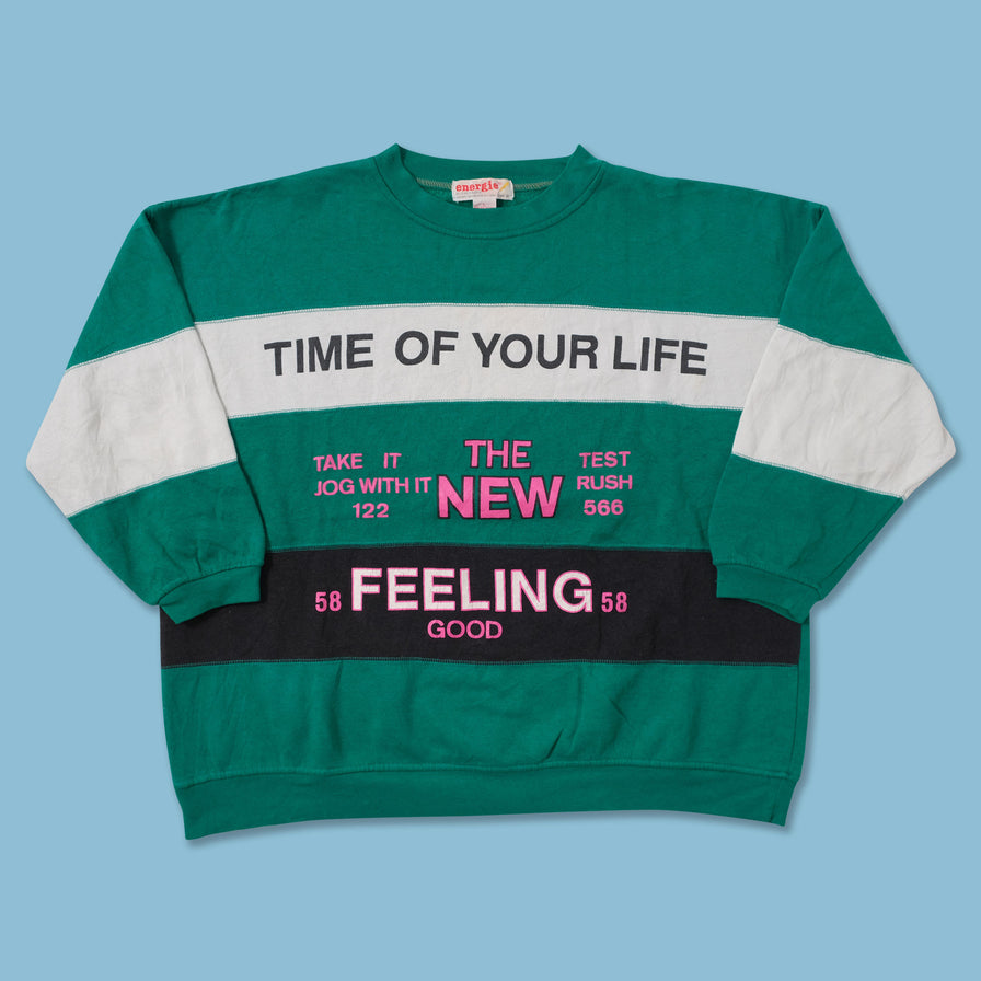 Vintage Time Of Your Life Sweater Large 