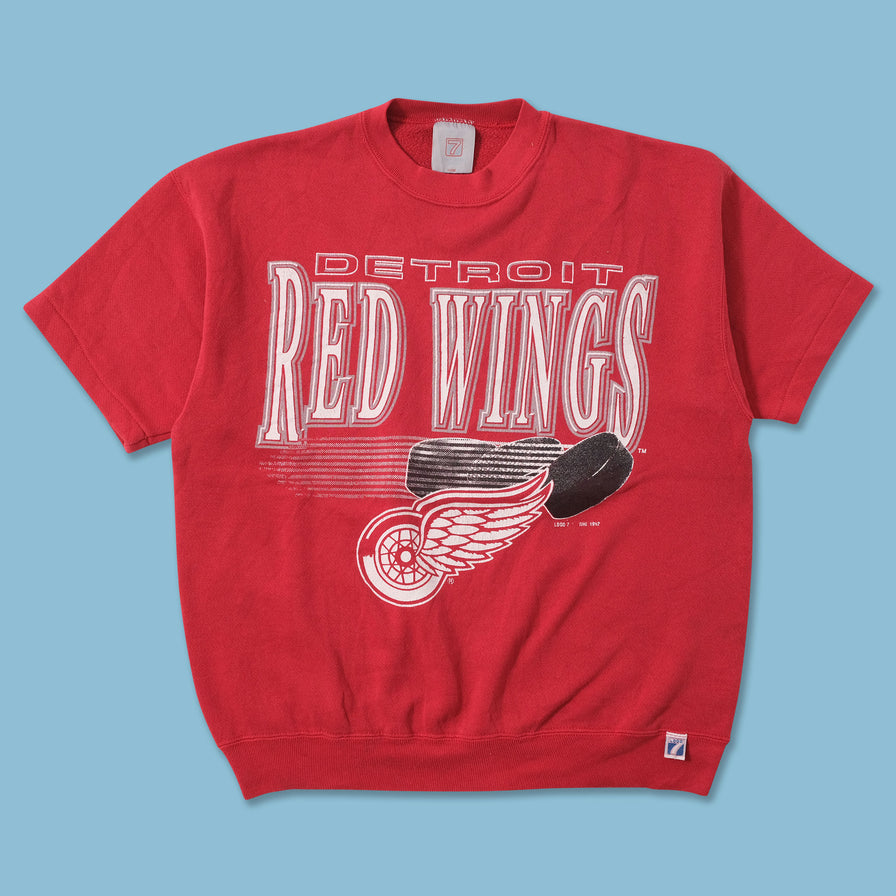1992 Detroit Red Wings Short Sleeve Sweater Large 
