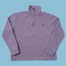 Vintage Polo Ralph Lauren Q-Zip Sweater Large 