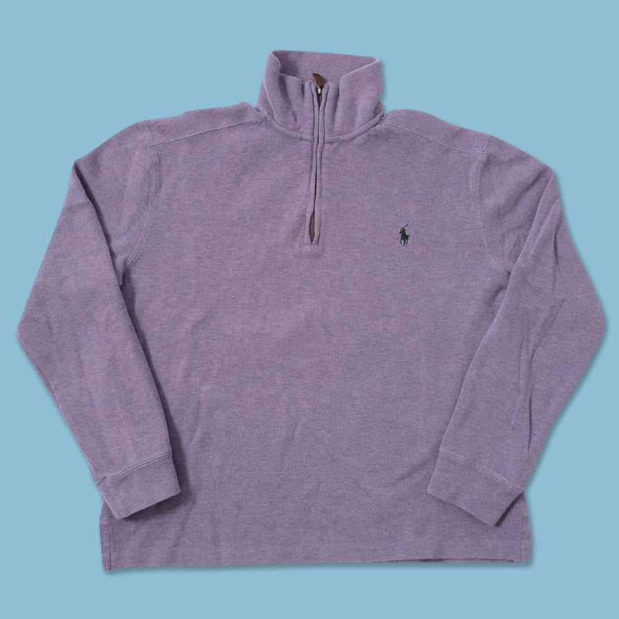 Vintage Polo Ralph Lauren Q-Zip Sweater Large 
