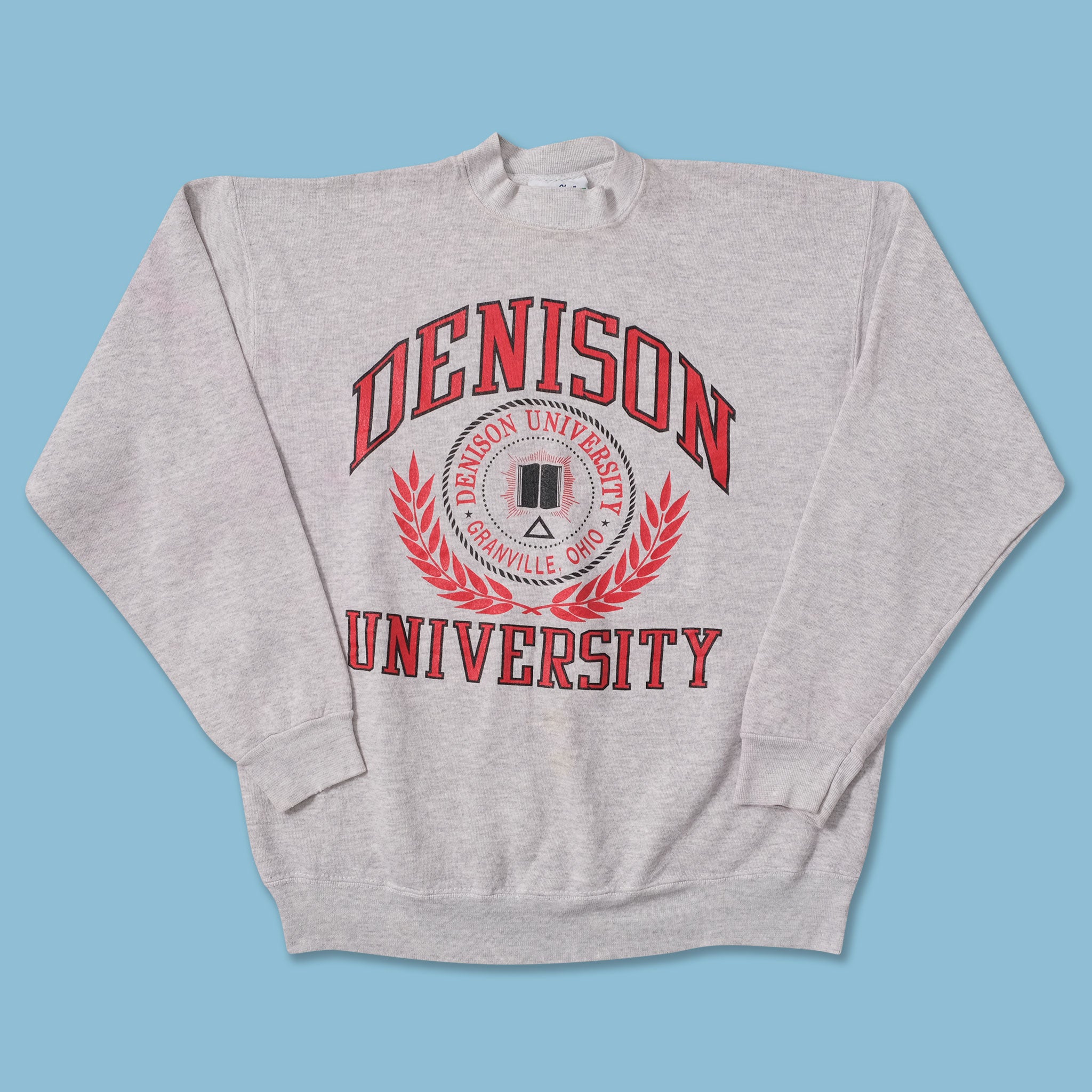 Vintage Denison University Sweater Large Double Double Vintage