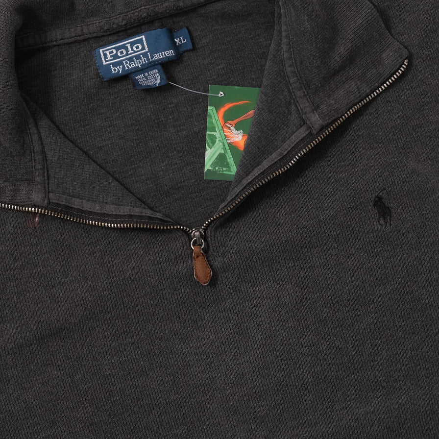 Vintage Polo Ralph Lauren Q-Zip Sweater XLarge 
