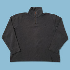 Vintage Polo Ralph Lauren Q-Zip Sweater XLarge 