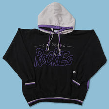 Vintage Starter Colorado Rockies Hoody XLarge 